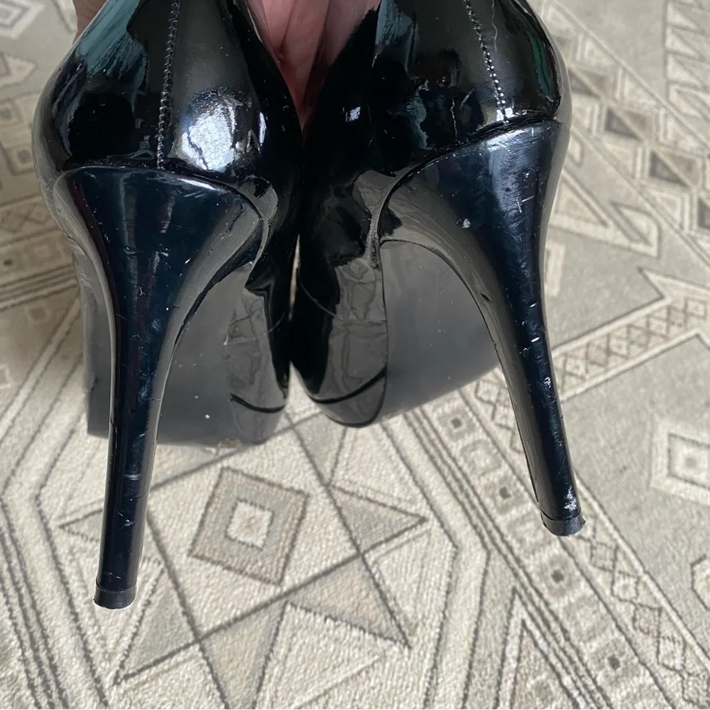 BCBGeneration Tina Black Platform Heels